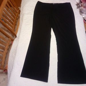 Black bootcut dress pants
